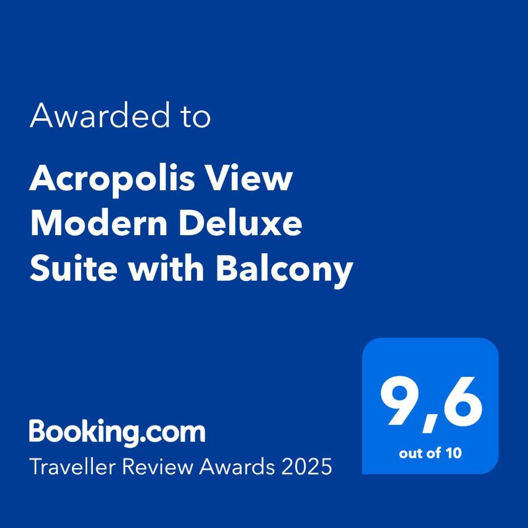 Acropolis View Modern Deluxe Suite With Balcony Athens Ngoại thất bức ảnh